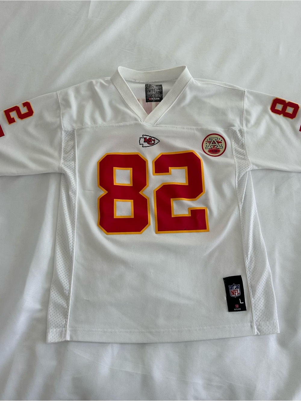 NFL Kansas City Chiefs white jersey number 82